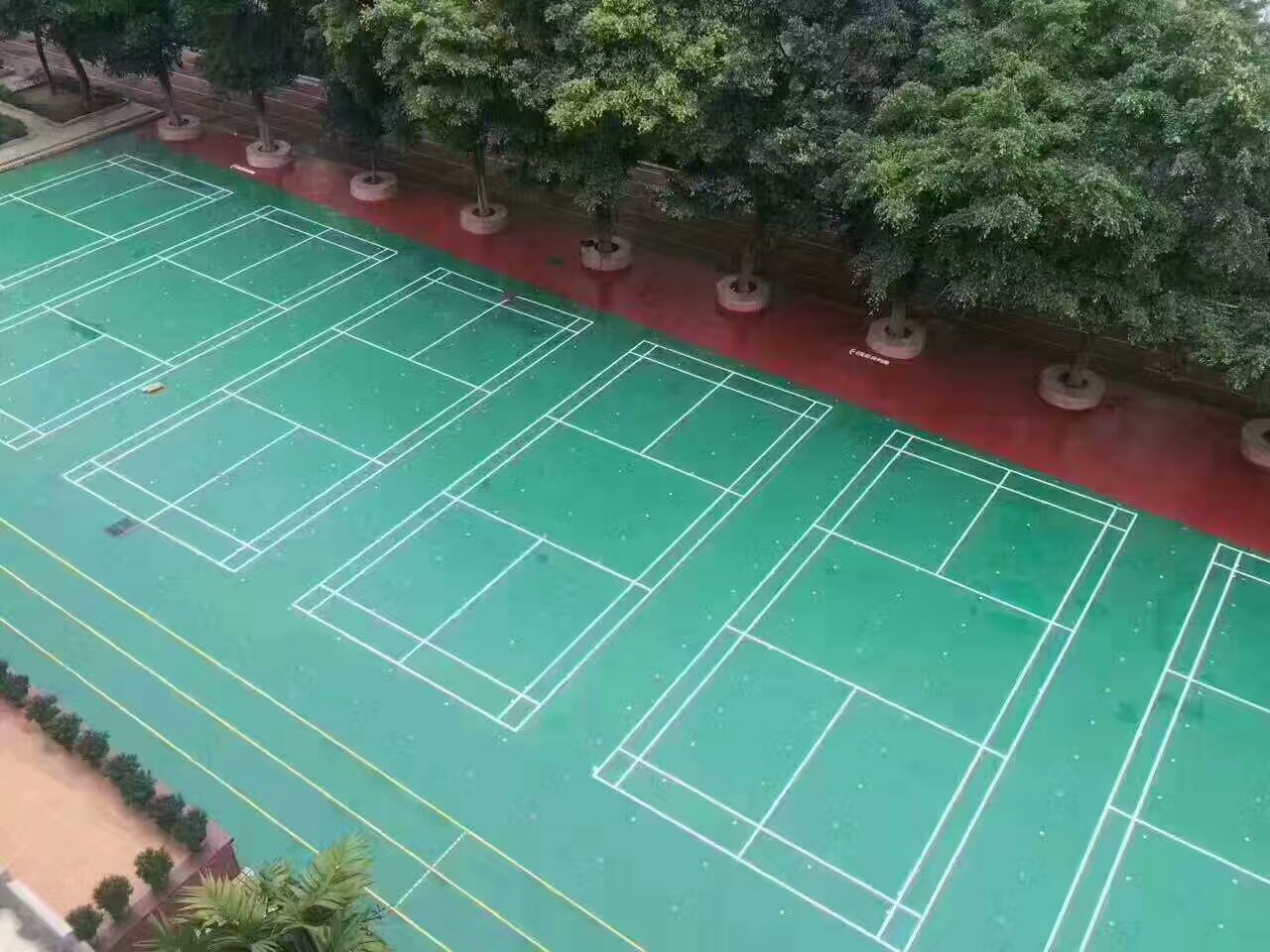 羽毛球場地PVC運(yùn)動地板